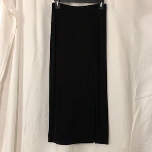 Black maxi skirt